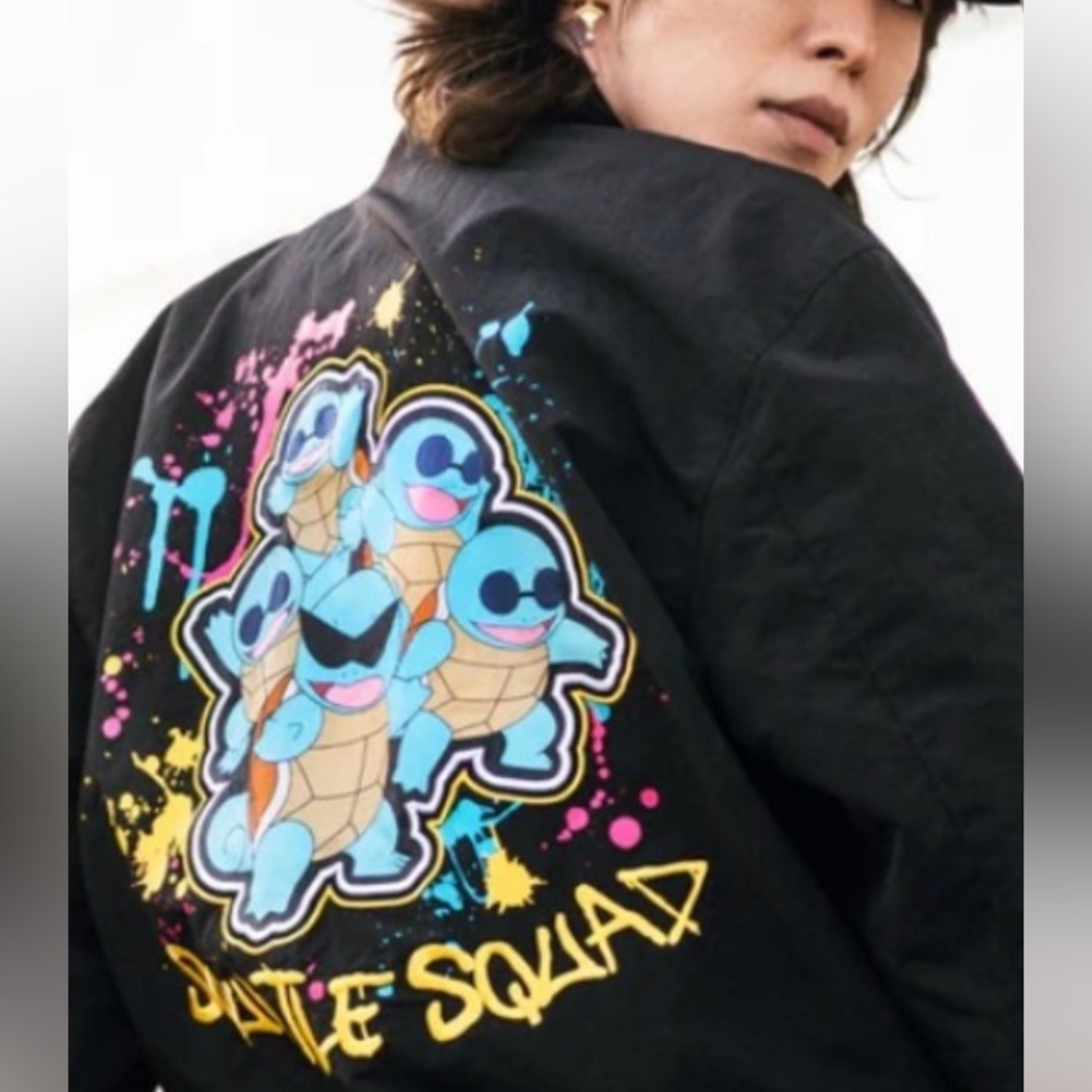 NWTs Pokémon Long Black Jacket